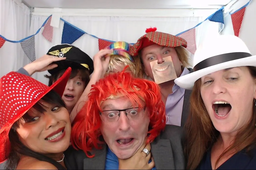 Photo booth hire add-on at an event